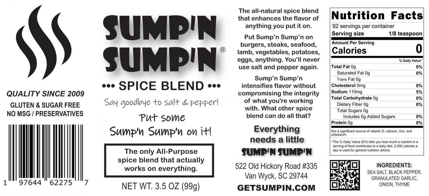 SUMP'N SUMP'N Spice Blend - 10-PACK
