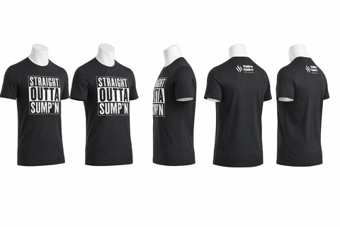STRAIGHT OUTTA SUMP’N short sleeve T-Shirt
