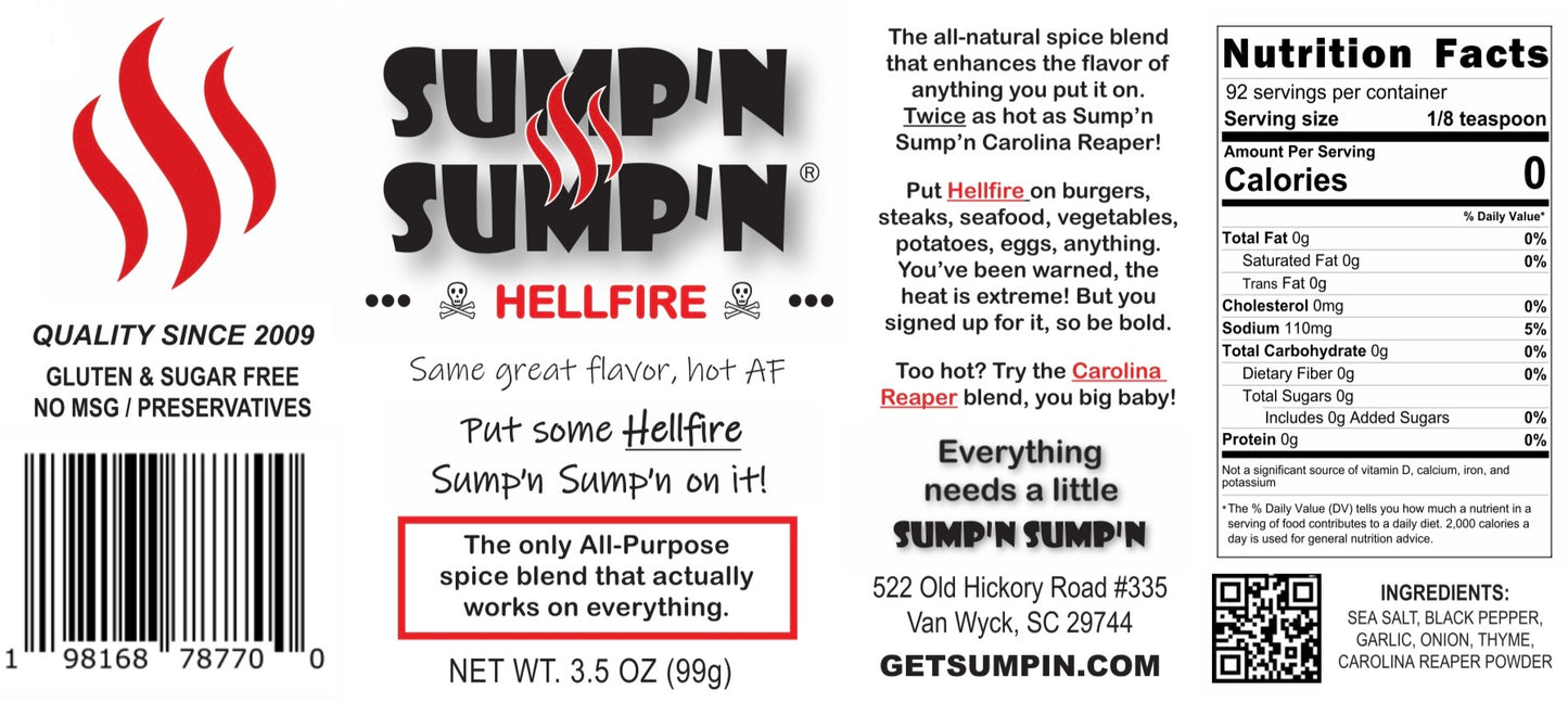 SUMP'N SUMP'N - 🔥HELLFIRE🔥 - WEBSITE EXCLUSIVE